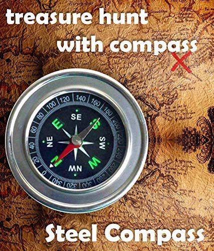 Premium Stainless Steel Directional Magnetic Compass – Small Size view 2
